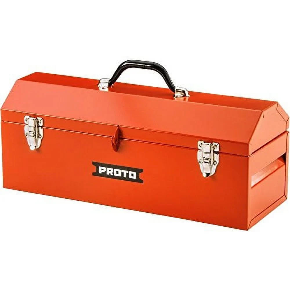 PROTO J9971R 19"W Sizeteel, Sizeafety Red Portable Tool Box, Powder Coated, 7"H