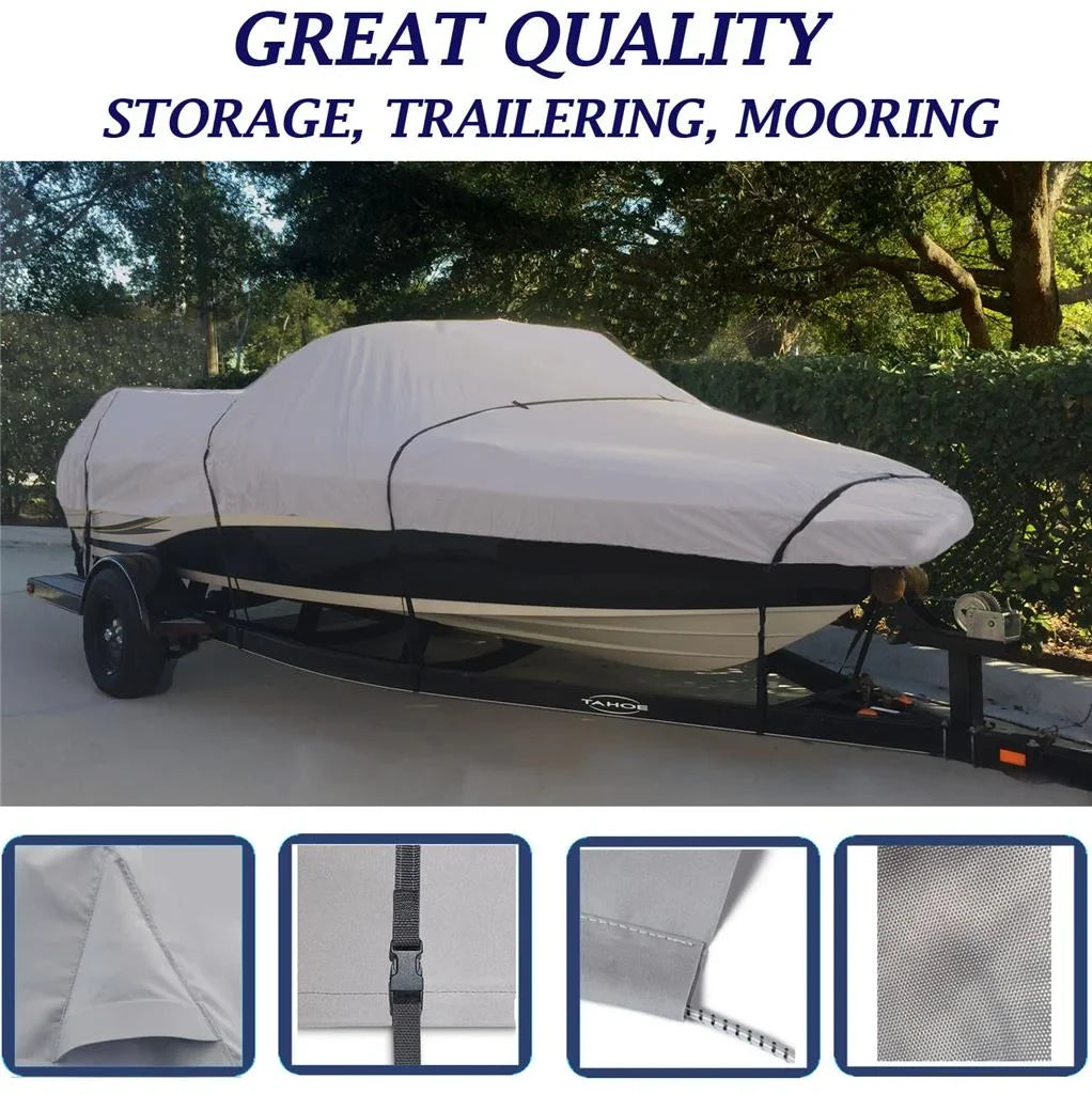 BOAT COVER Compatible for GREGOR SizeUPER SizeEAHAWK 20 I/O 1999 Great Quality SizeTORAGE, TRAVEL, LIFT