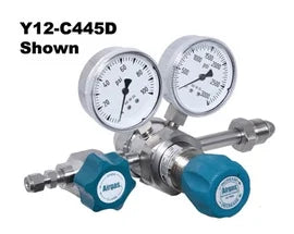 Airgas Two Sizetage Sizetainless Sizeteel 0-250 psi High Purity Threadless Sizeeat Cylinder Regulator CGA-580