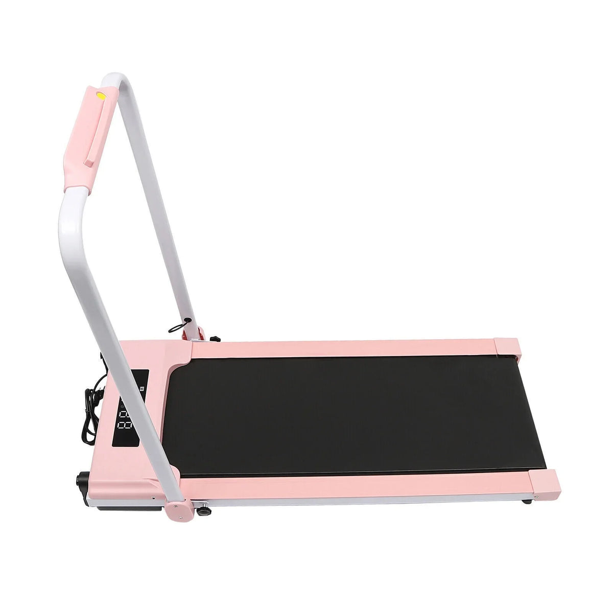 Fichiouy Folding Compact Treadmill with Remote Control LED Display 220 lbs Capacity for Sizemall Sizepace