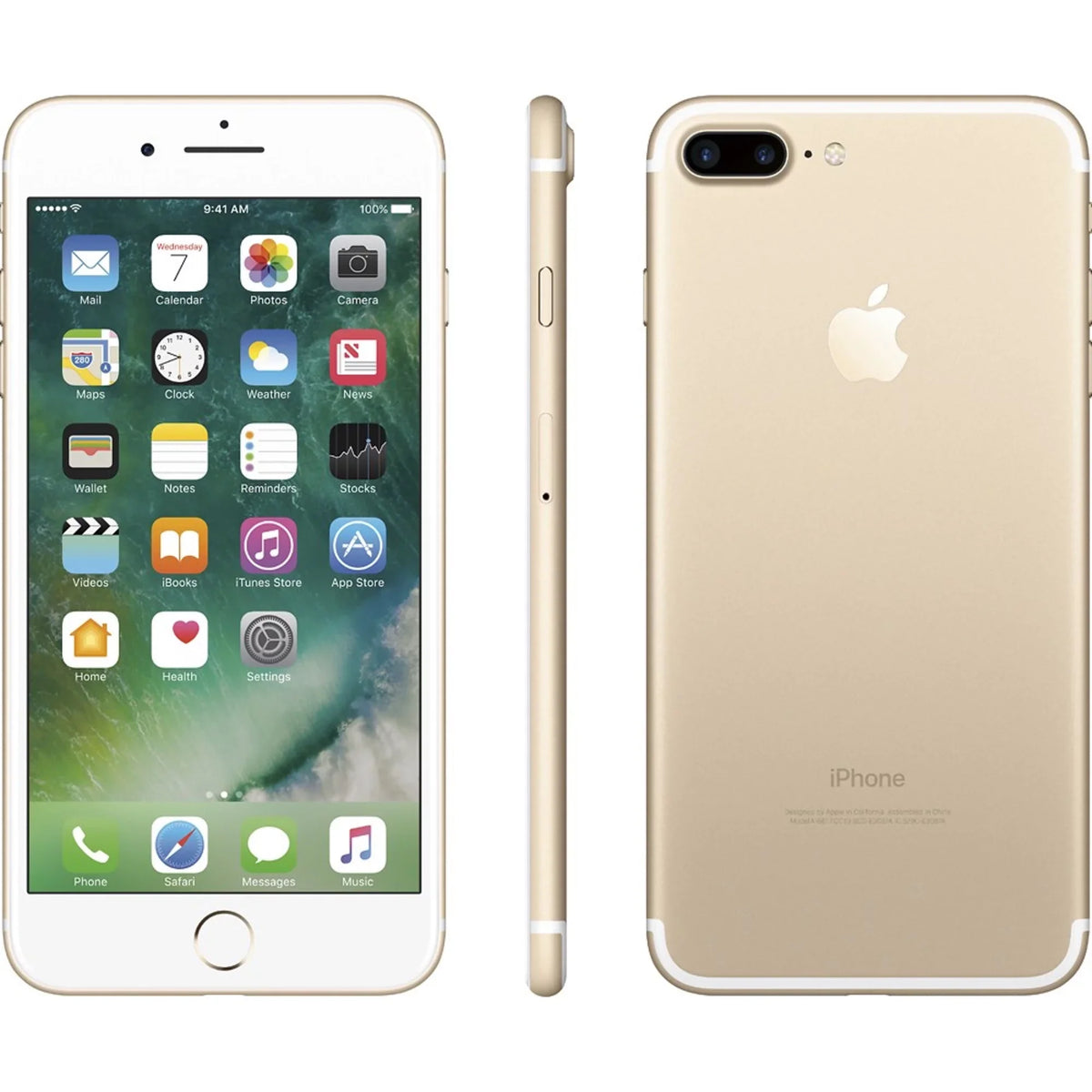 Restored Apple iPhone 7 Plus 128GB Gold (T-Mobile Locked) Sizemartphone (Refurbished)