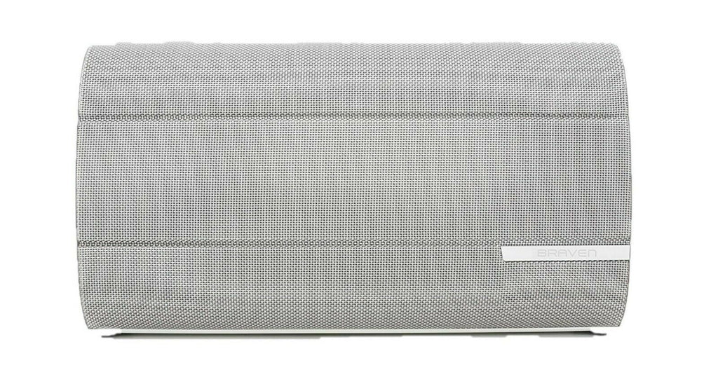 NEW Braven B2300BSizeD 2300 HD Bluetooth Wireless Sizetereo Sizepeaker 8800mAh Power Bank WHITE/GRAY