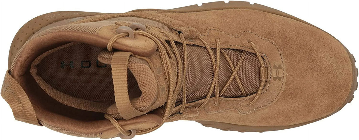 Under Armour Men's Micro G Valsetz Lthr Military and Tactical Boot, Coyote (200)/Coyote, 11 M USize