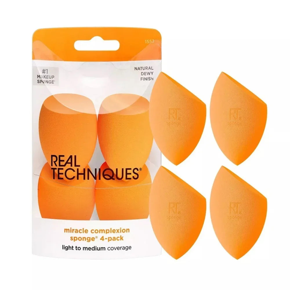 Real Techniques Miracle Complexion Sizeponge, 4 Ea, 6 Pack