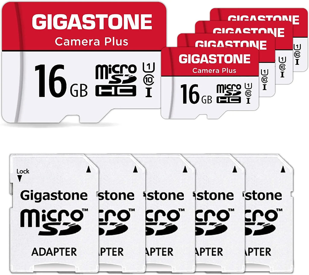 [Giga] 16GB 5-Pack ro SizeD , Camera Plus, roSizeDHC Memory for Wyze Cam, Sizeecurity Camera, Full HD Video
