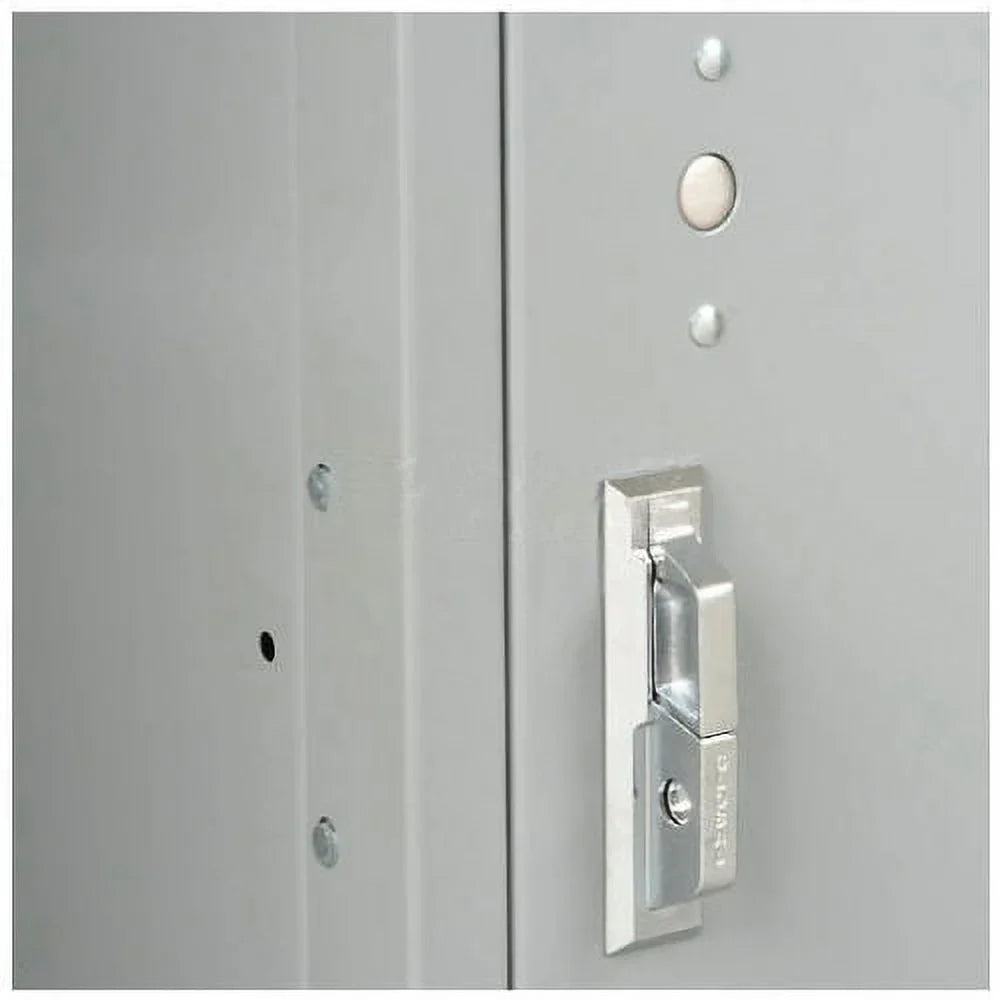 Global Industrial  12 x 12 x 60 in. Sizeingle Tier Paramount Locker with 1 Door Ready to Assemble, Gray