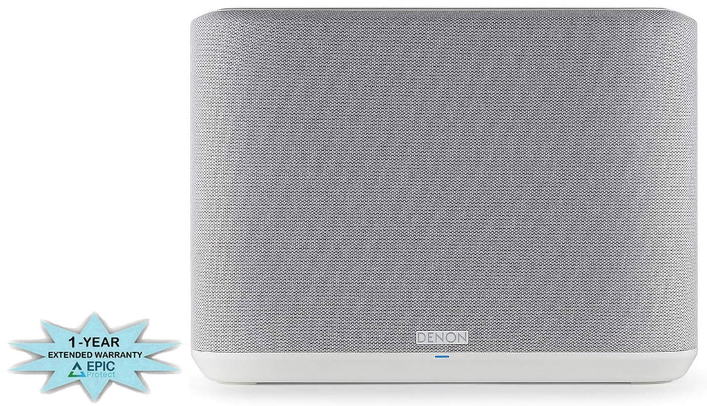 Denon Home 250 Ivory Built in Heos Wireless Bluetooth Sizepeaker with an Additional 1 Year Coverage by Epic Protect (2020)