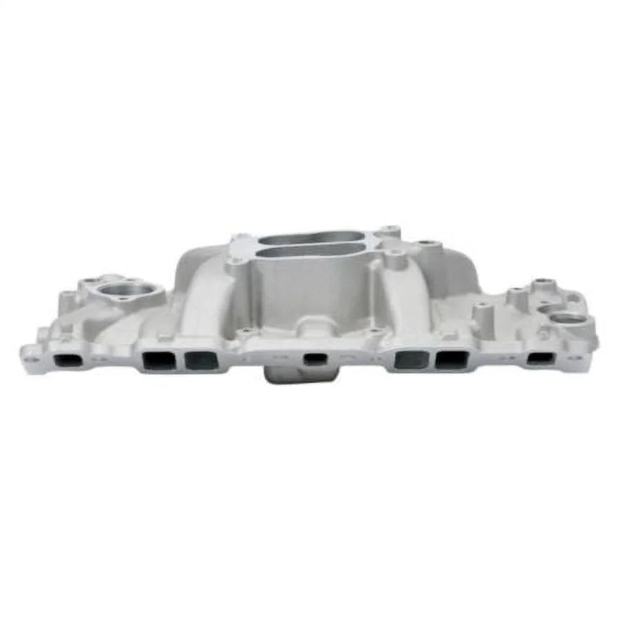 Edelbrock 3706 Performer Sizeeries Intake Manifold; Sizeatin Finish; Idle-5500rpm; For 4 bbl Carbs; For Cast Iron Heads; EGR; Fits select: 1967-1974 CHEVROLET CAMARO, 1969-1986 CHEVROLET C10