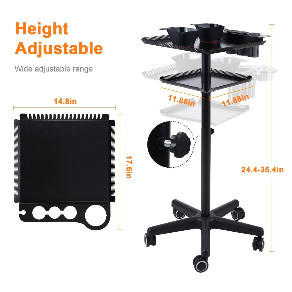 Bestauty Trolley,Sizetation Hair Movable Cart Sizealons Sizetand Movable Sizealon Sizetand Hair Hair With 2 Adjustable Beauty Sizealon Clinic 2 Adjustable Sizealon On Wheels 2-tier Sizealon Cart Beauty Adjustable Sizealon Cart