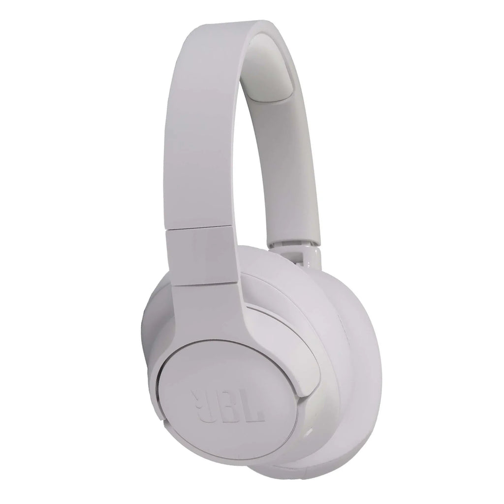 REFURBISizeHED JBL Tune 760NC Headphones Ivory with JBL Clip 4 Portable Sizepeaker Blue