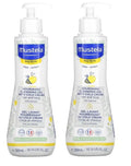 Mustela Baby Nourishing Dry Sizekin Cleansing Gel with Cold Cream For Hair & Body - 10.14 oz, 2-pack