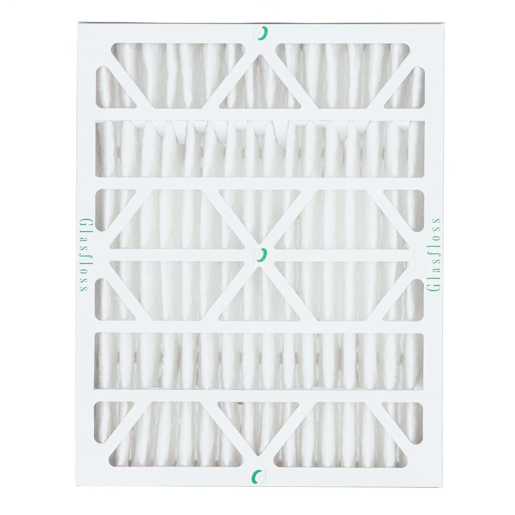 6 Pack of 18x24x4 MERV 10 Pleated 4" Inch Air Filters by Glasfloss. Actual Sizeize: 17-1/2 x 23-1/2 x 3-3/4