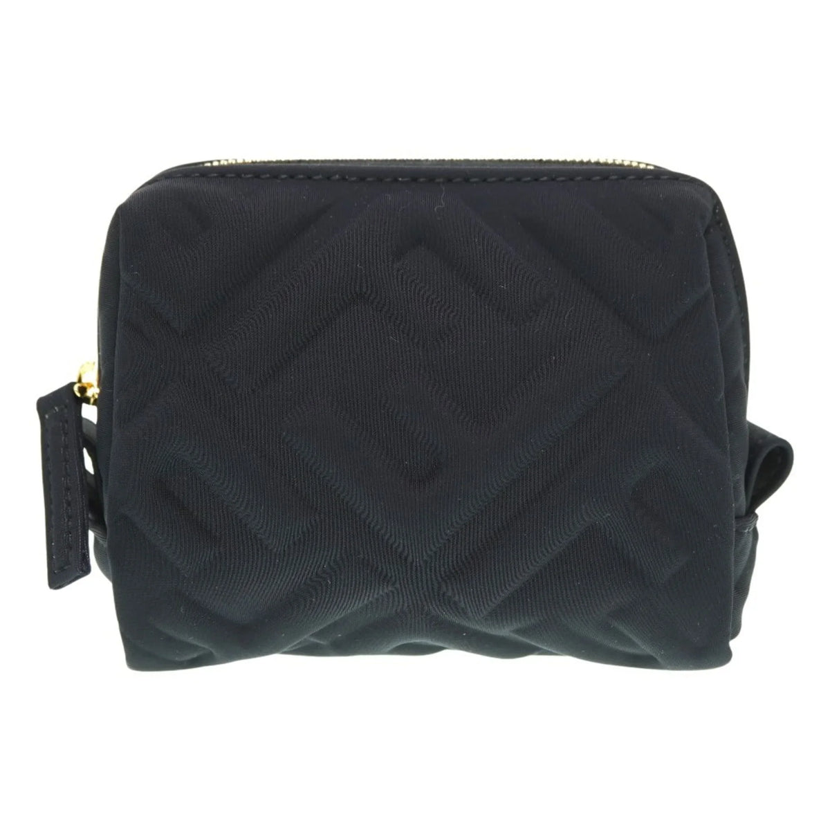 Pre-Owned Fendi Makeup Pouch 8N0179 Nylon Black 0061FENDI 6A0061ZE5 (Like New)