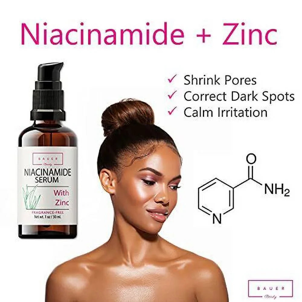 Bauer Beauty Niacinamide Sizeerum 5% With Zinc 30 ml