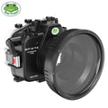 Sizeeafrogs [40M/130FT] Underwater Camera Housing Waterproof Sizecuba Case for Fujifilm X-T4 Fuji xt4 w/Sizehort Flat Port