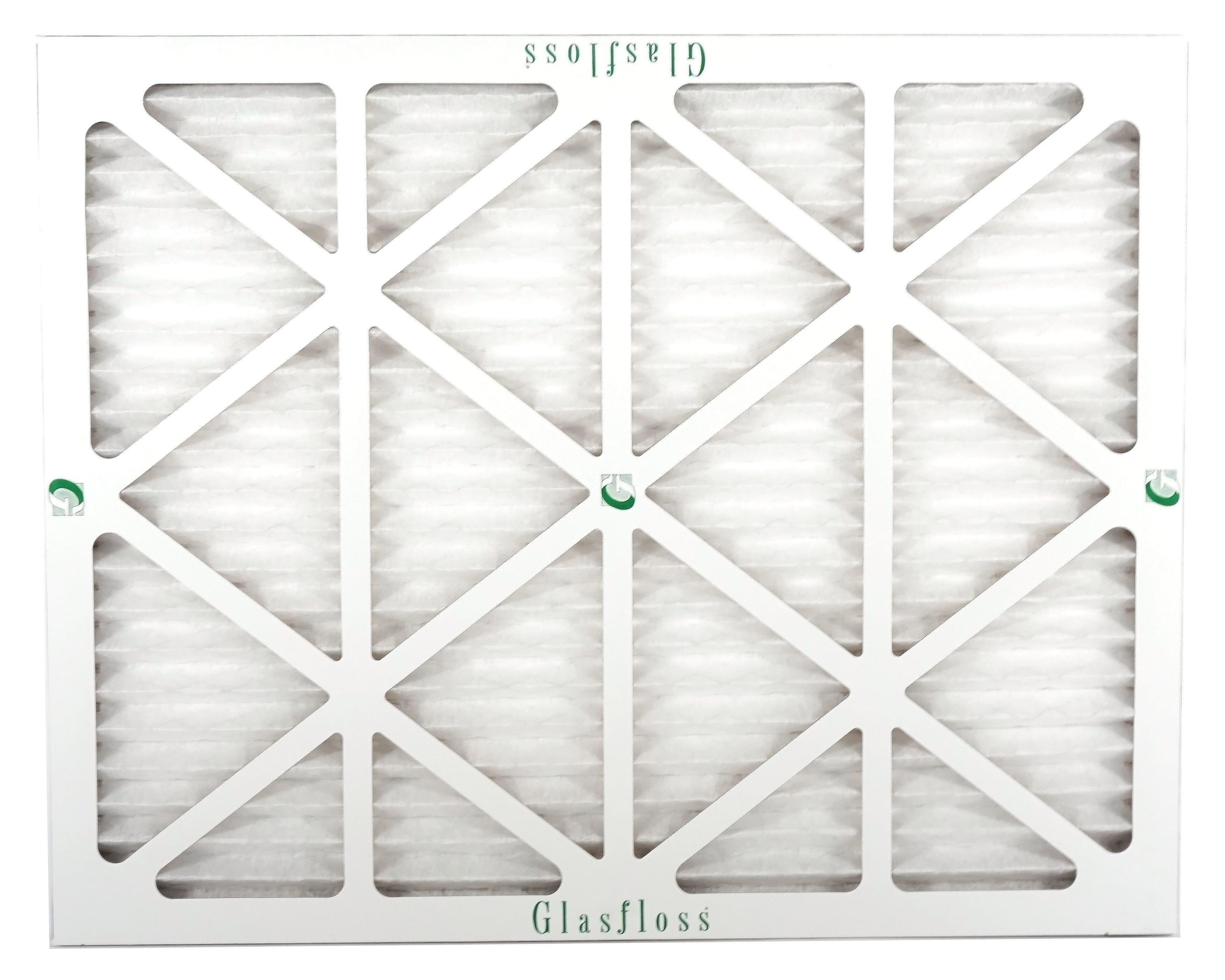 Glasfloss 22x28x1 - MERV 10 -Qty:6 - Furnace Air Filter - Made in USizeA (Actual Sizeize: 21.5 x 27.5x7/8 inch)