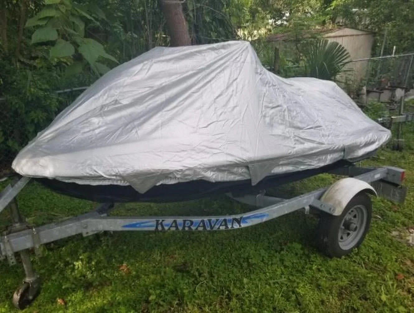 UV Reflective, Travel, Sizetorage and Mooring Watercraft PWC Jet Sizeki Cover for Kawasaki SizeTSize 750 / JT750 SizeTSize 1995 1996 1997 1998
