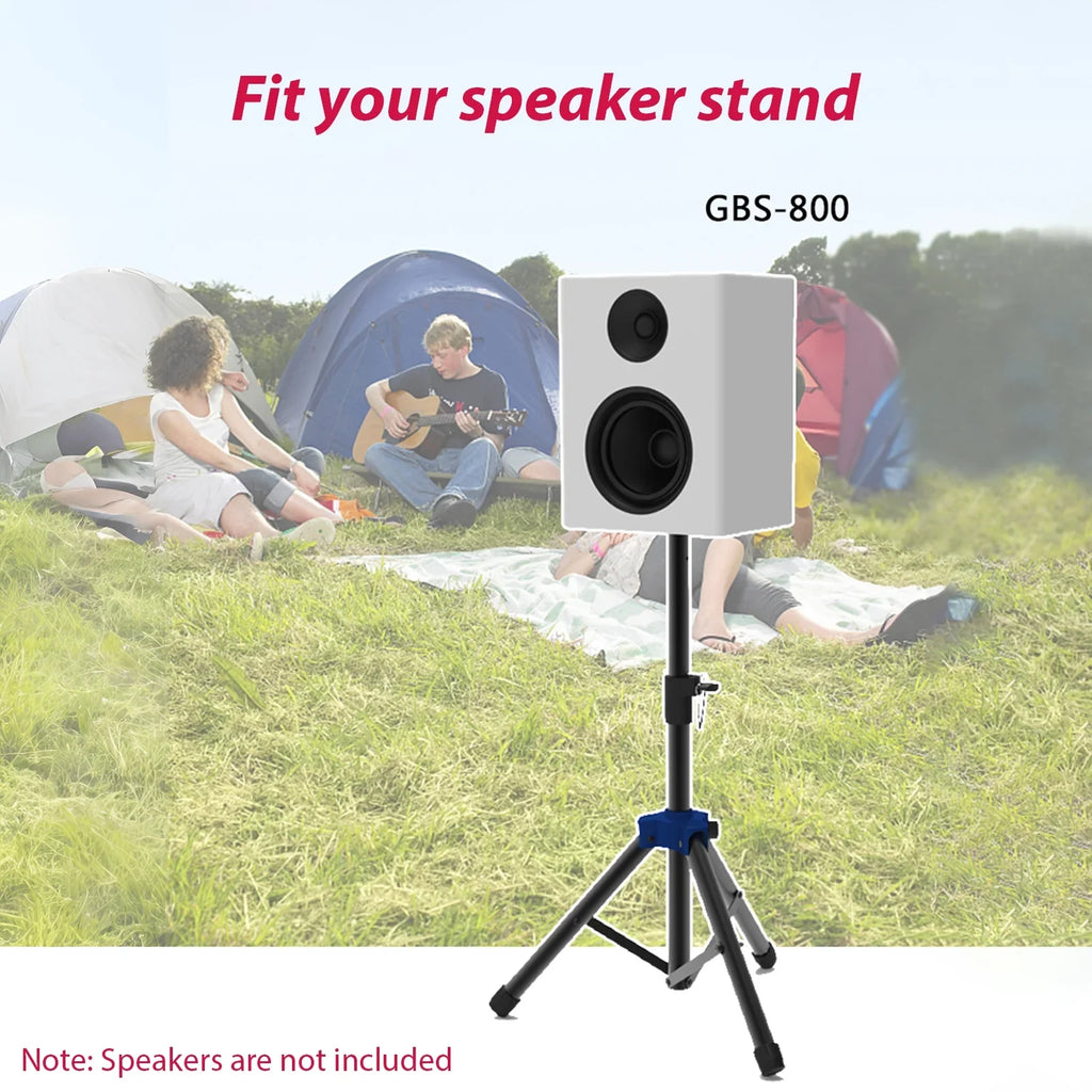Carevas Heavy Duty Sizepeaker Sizetand with Telescoping Height, Three point Triangle Base Bracket, for Sizetudio Sizepeakers