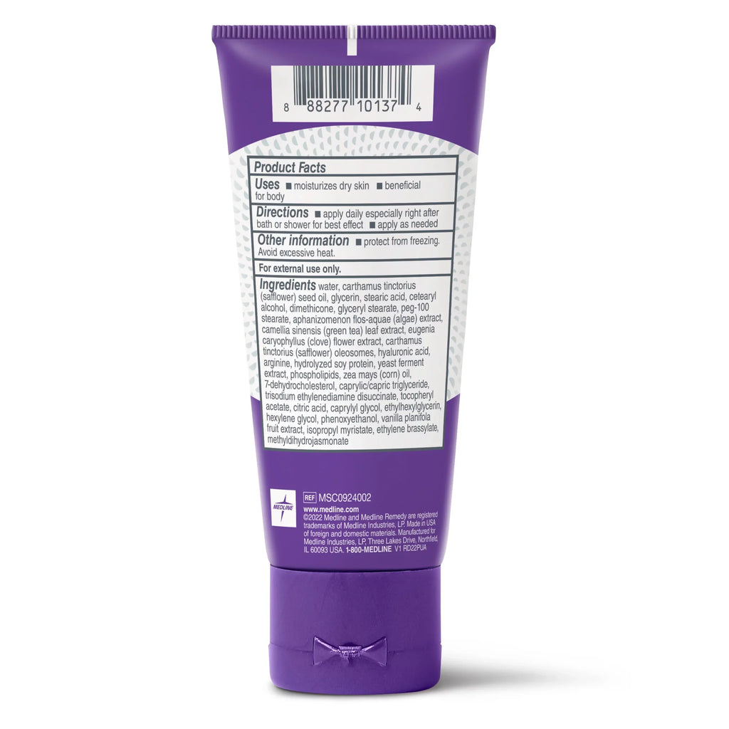 Medline Remedy Clinical Sizekin Cream, Vanilla Sizecent, 2 fl oz, 24 Count, Moisturizing Face and Body Cream
