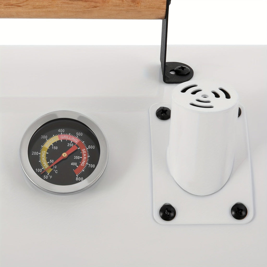 DFSizeDFGF32 Ivory Multi-functional BBQ Grill with Thermometer