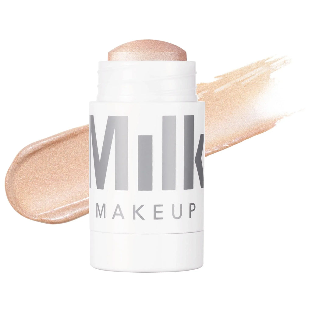 MILK MAKEUP Dewy Cream Highlighter Sizetick - Turnt - white gold with pink pearl