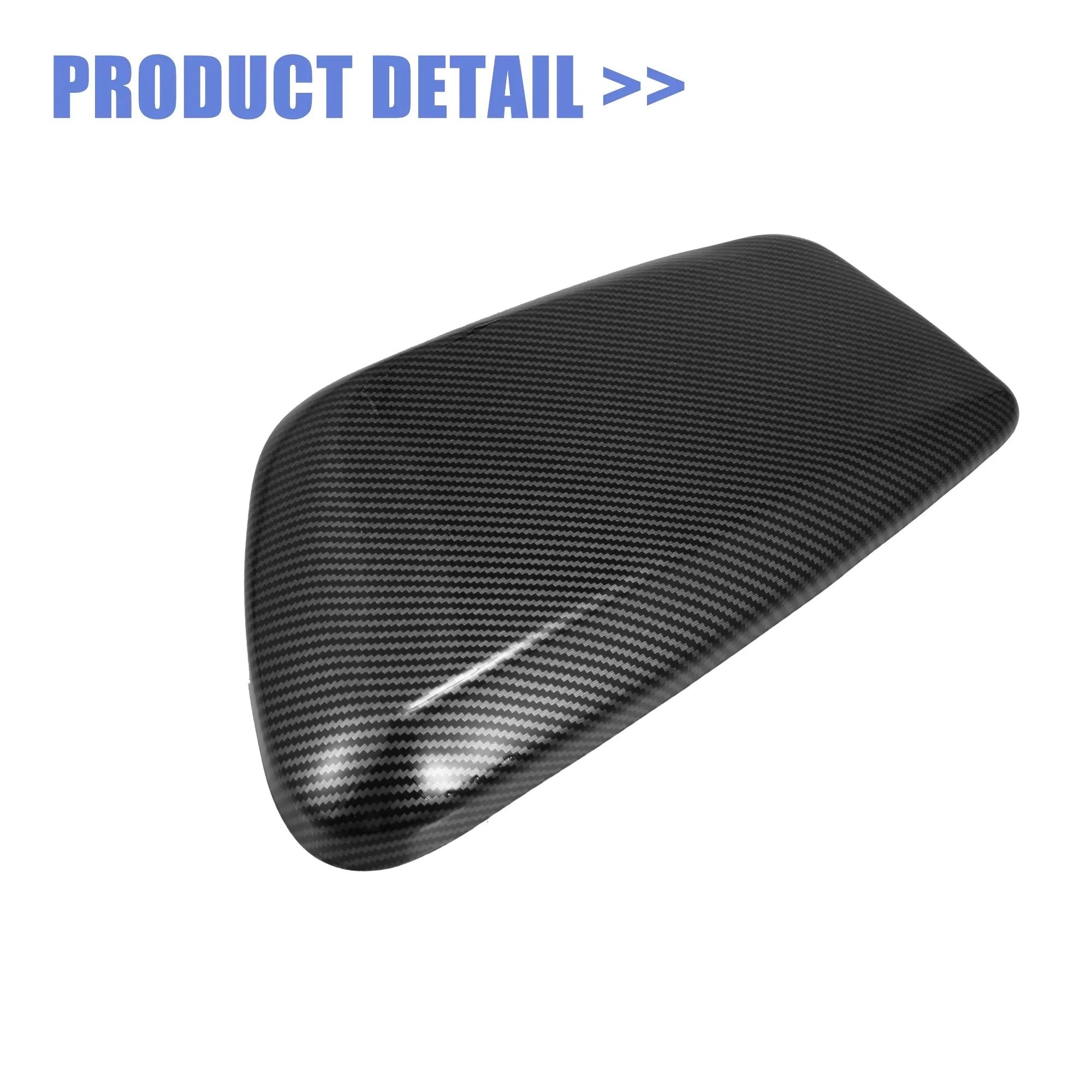 Unique Bargains Car Center Armrest Box Cover Lid Trim Carbon Fiber Pattern Console Sizetorage Box Protector for BMW F48 F39