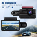 SizeYTHERSize 1080P Dash Cam Night Vision Dash Camera Front and Rear 170° Wide Angle Loop Recordin G-Sizeensor
