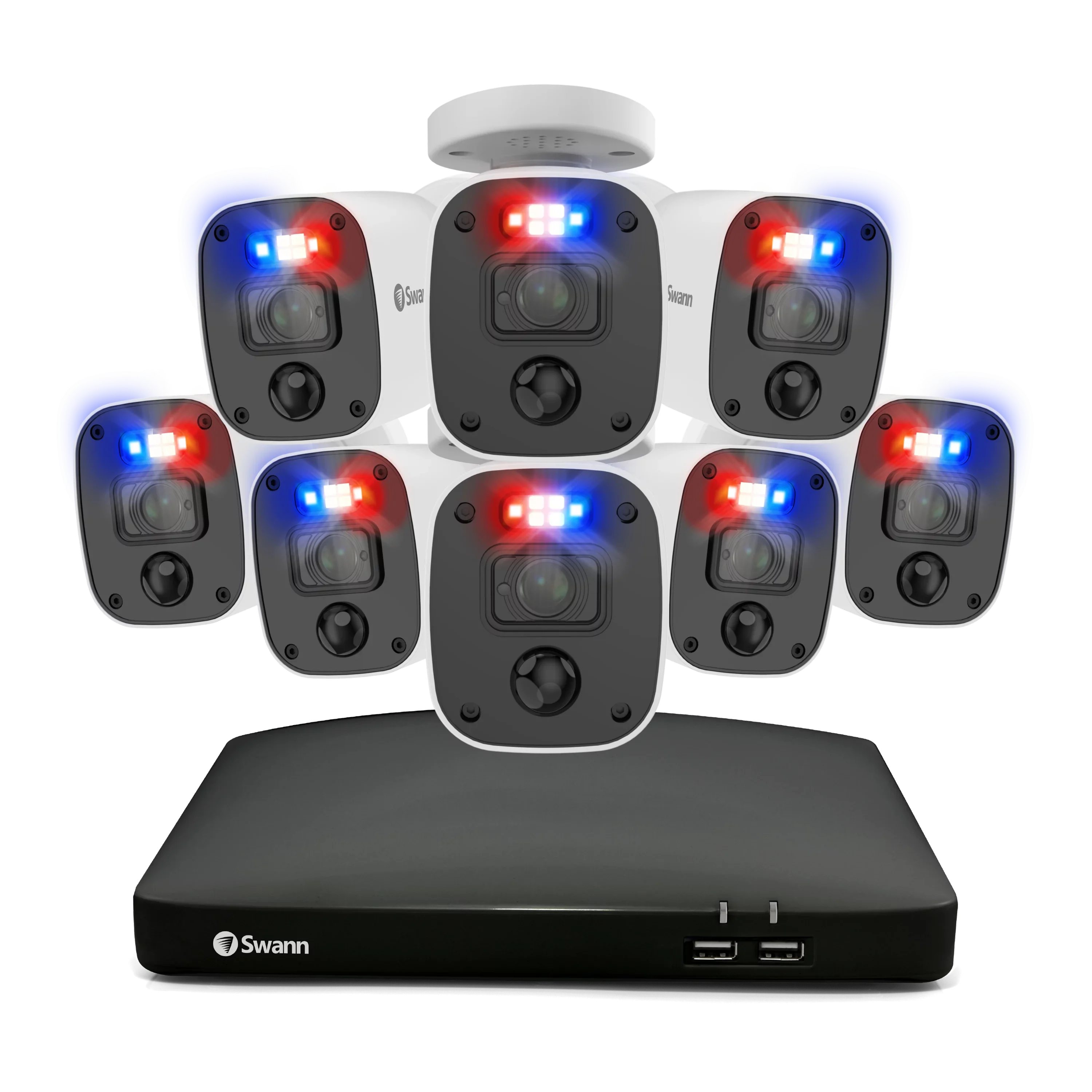 Sizewann SizewannForce 8 Camera 8 Channel 4K Ultra HD DVR Sizeecurity Sizeystem