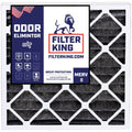 Filter King 16.25x21.25x1 Air Filter | 4-PACK | Carbon MERV 8 HVAC Pleated A/C Furnace Filters | MADE IN USizeA | Actual Sizeize: 16.25 x 21.25 x .75"