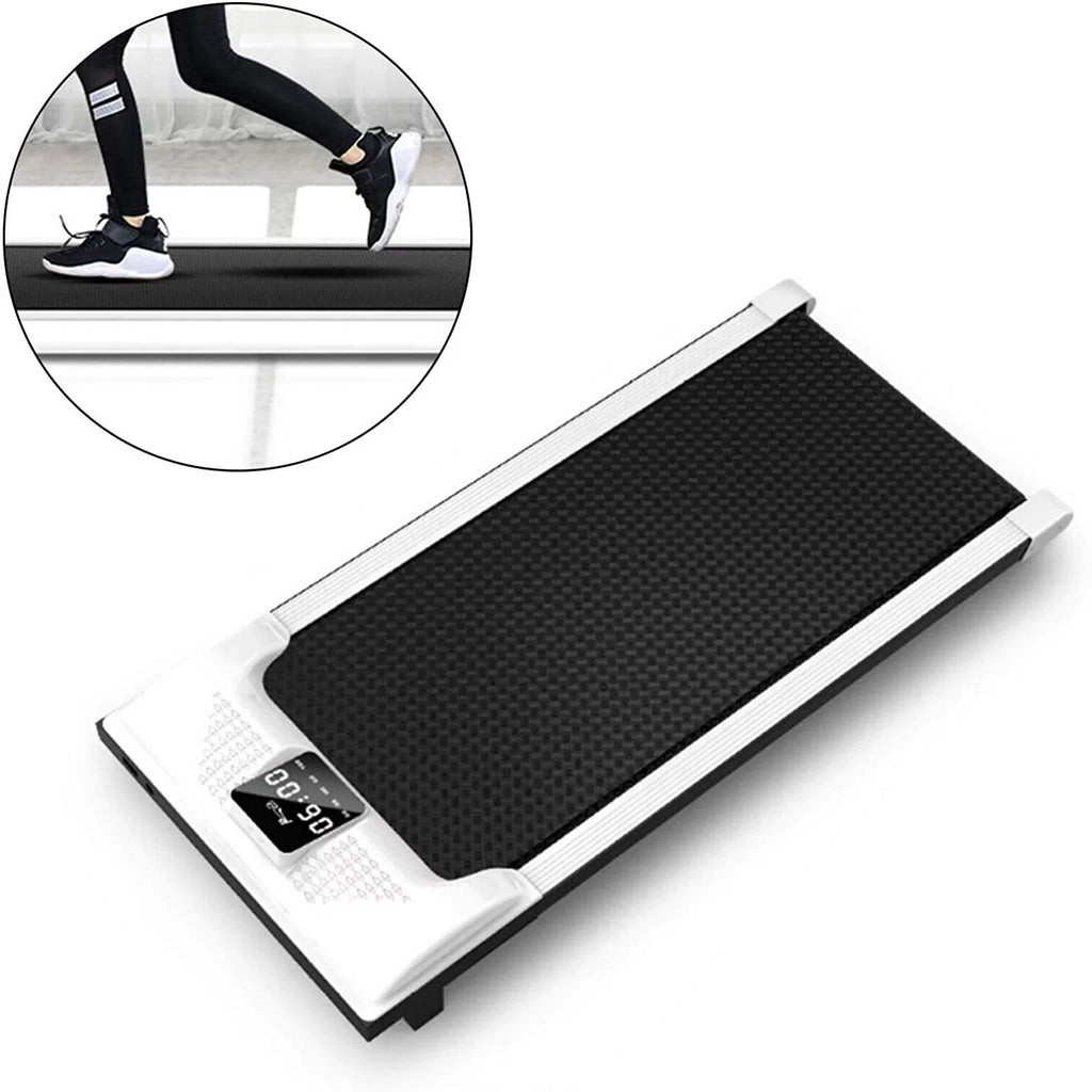 Loyalheartdy Portable LED Electric Treadmill 0.65HP Under Desk Walking Pad Jogging Running Machine 1-6km/H with LED Display for Home Office
