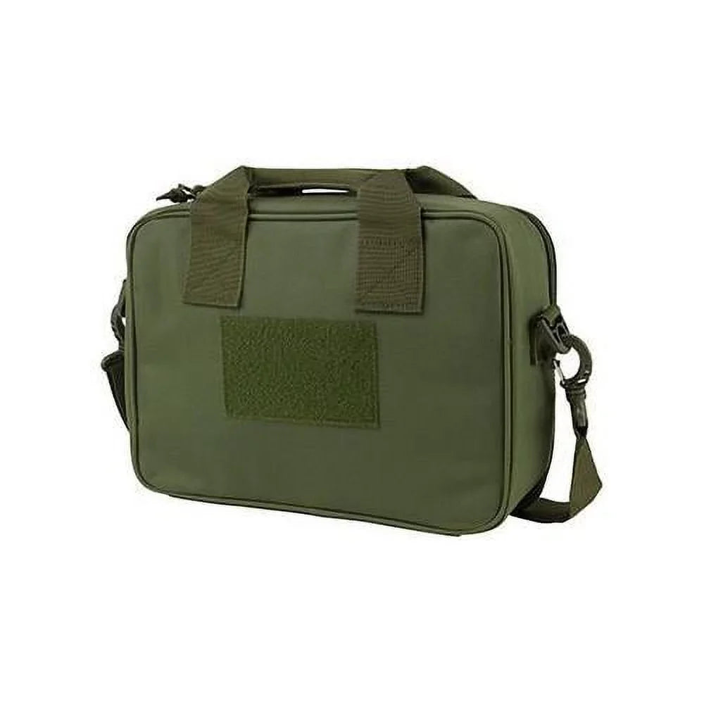NCSizetar CPDX2971G Double Pistol Range Bag Green