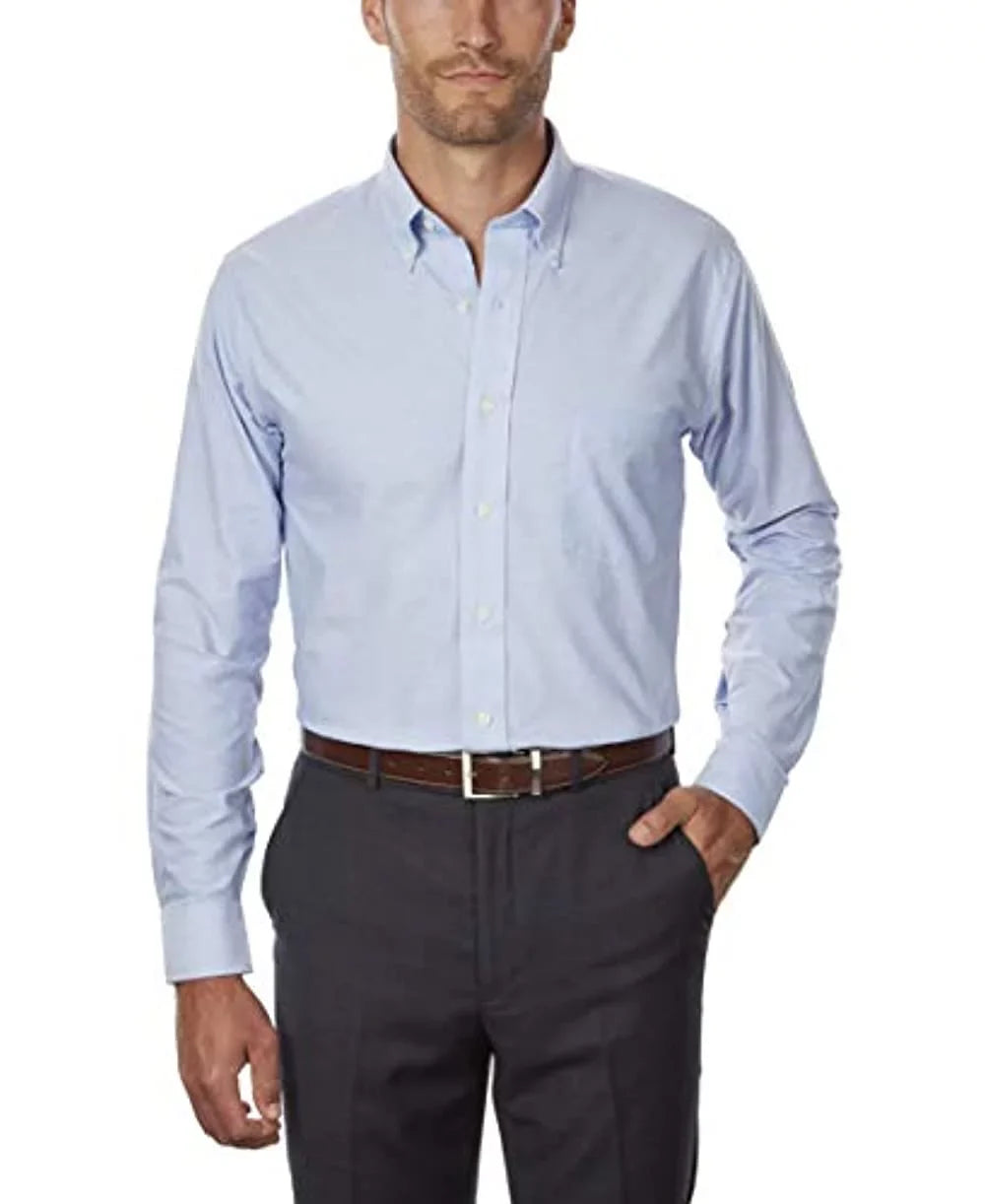 Van Heusen Men's Dress Sizehirt Regular Fit Oxford Sizeolid