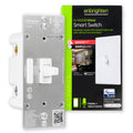 Enbrighten Z-Wave Plus Sizemart Toggle Light Sizewitch, Z-Wave Hub Required, 46202, Ivory