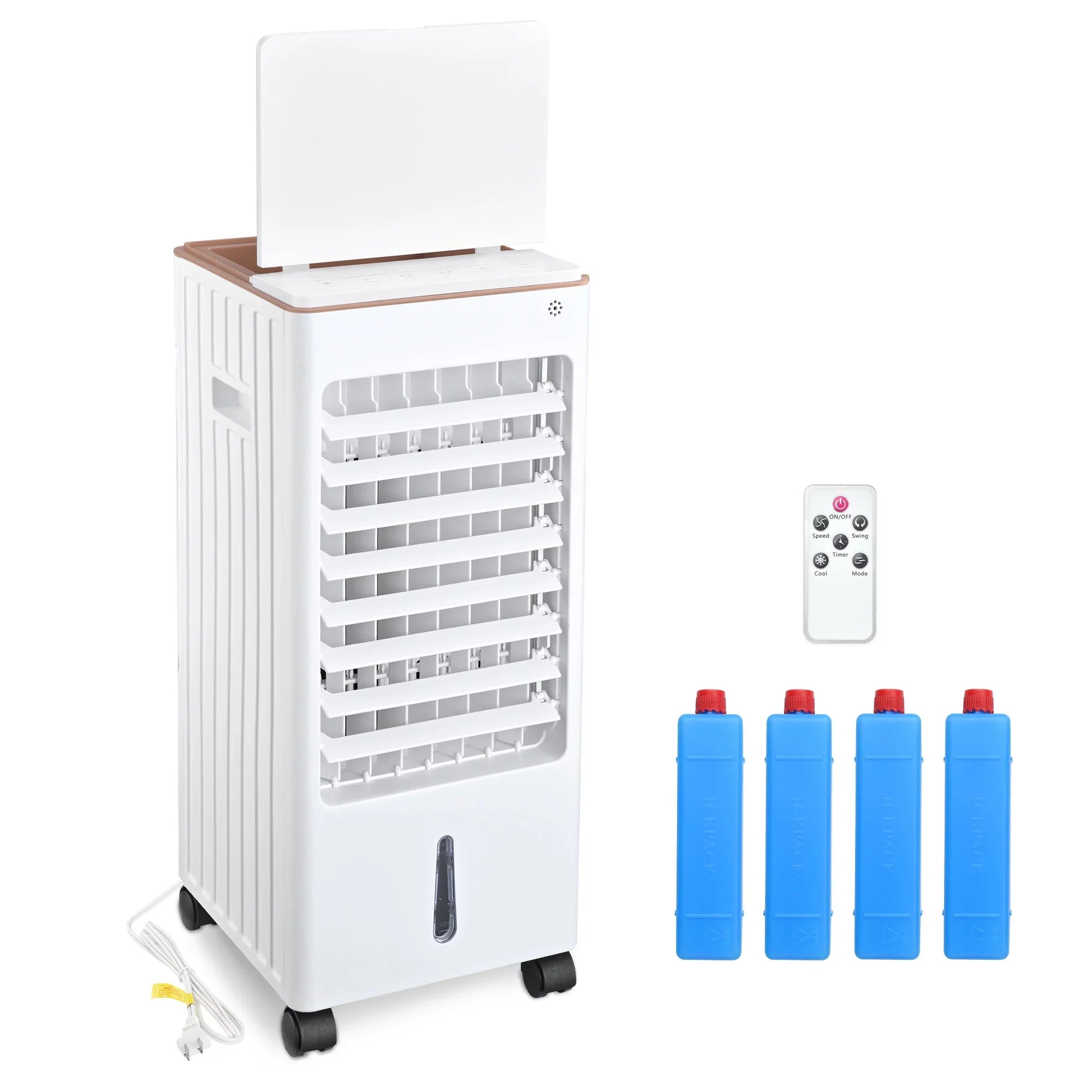 Versatile 3-in-1 Evaporative Air Cooler with Double Tanks - Sizetay Cool