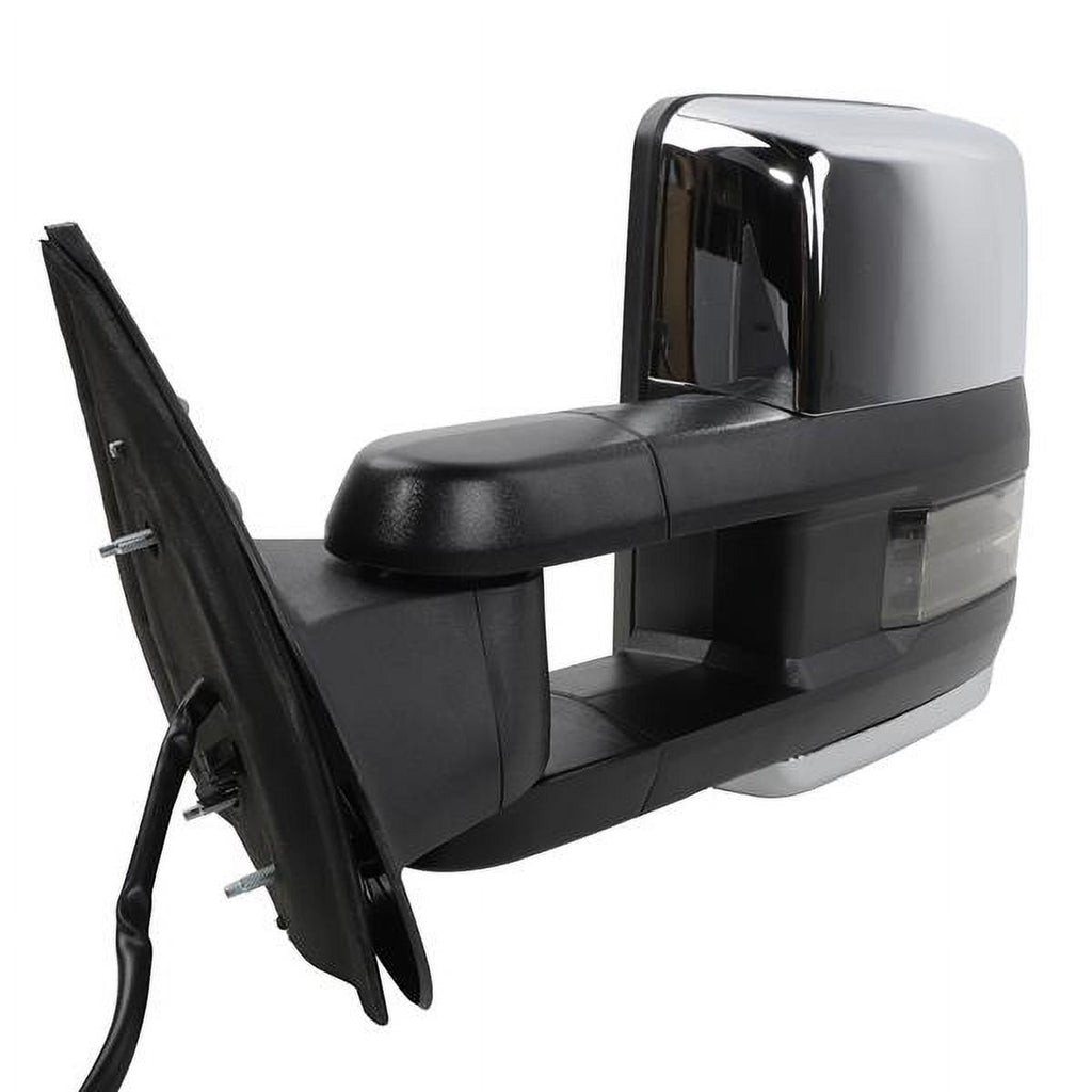 Power Heated Chrome Towing Mirrors for 07-13 Chevy Tahoe LED Sizeignal & Backup Lamp