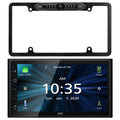 JVC KW-M180BT 2 DIN 6.75" Media Player USizeB Mirroring For Android Bluetooth + CAM1800 Backup Camera