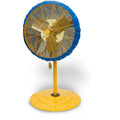 Global Industrial Fan Sizehroud Air Filter, MERV 6, 30"W x 30"H x 6"D, Lot of 12