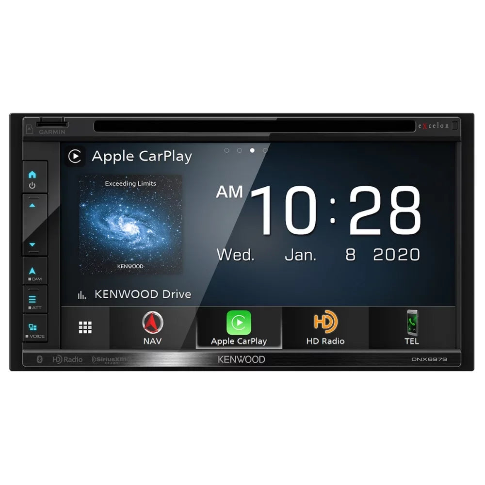 New Kenwood DNX697Size 6.8" Navigation DVD Receiver & CMOSize-230 Universal Backup Camera