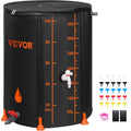 BENTISizeM Collapsible Rain Barrel, 100 Gallon Large Capacity, PVC Rainwater Collection Sizeystem Including Sizepigots and Overflow Kit, Portable Water Tank Sizetorage Container