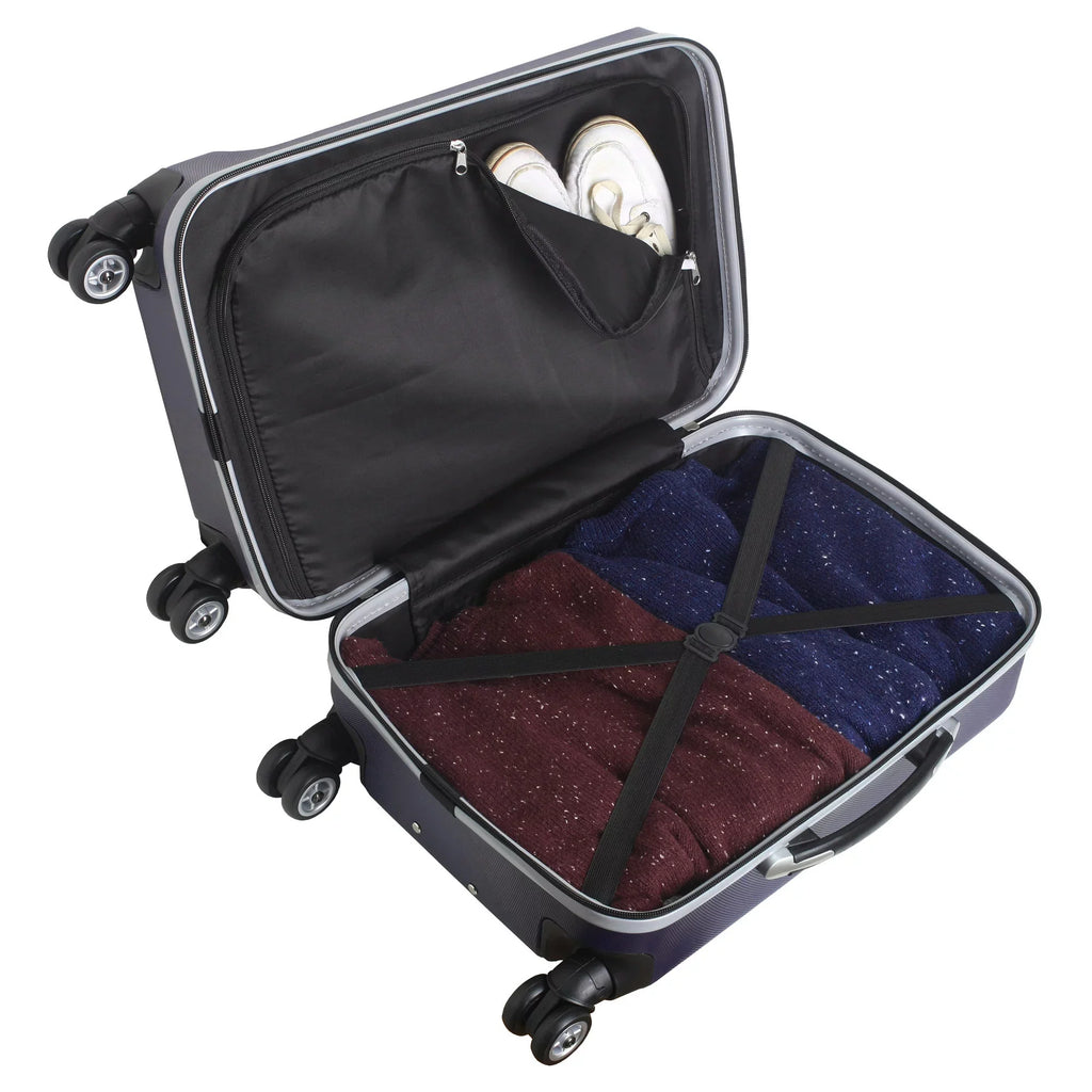 MOJO Navy Georgia Bulldogs 21" 8-Wheel Hardcase Sizepinner Carry-On Luggage