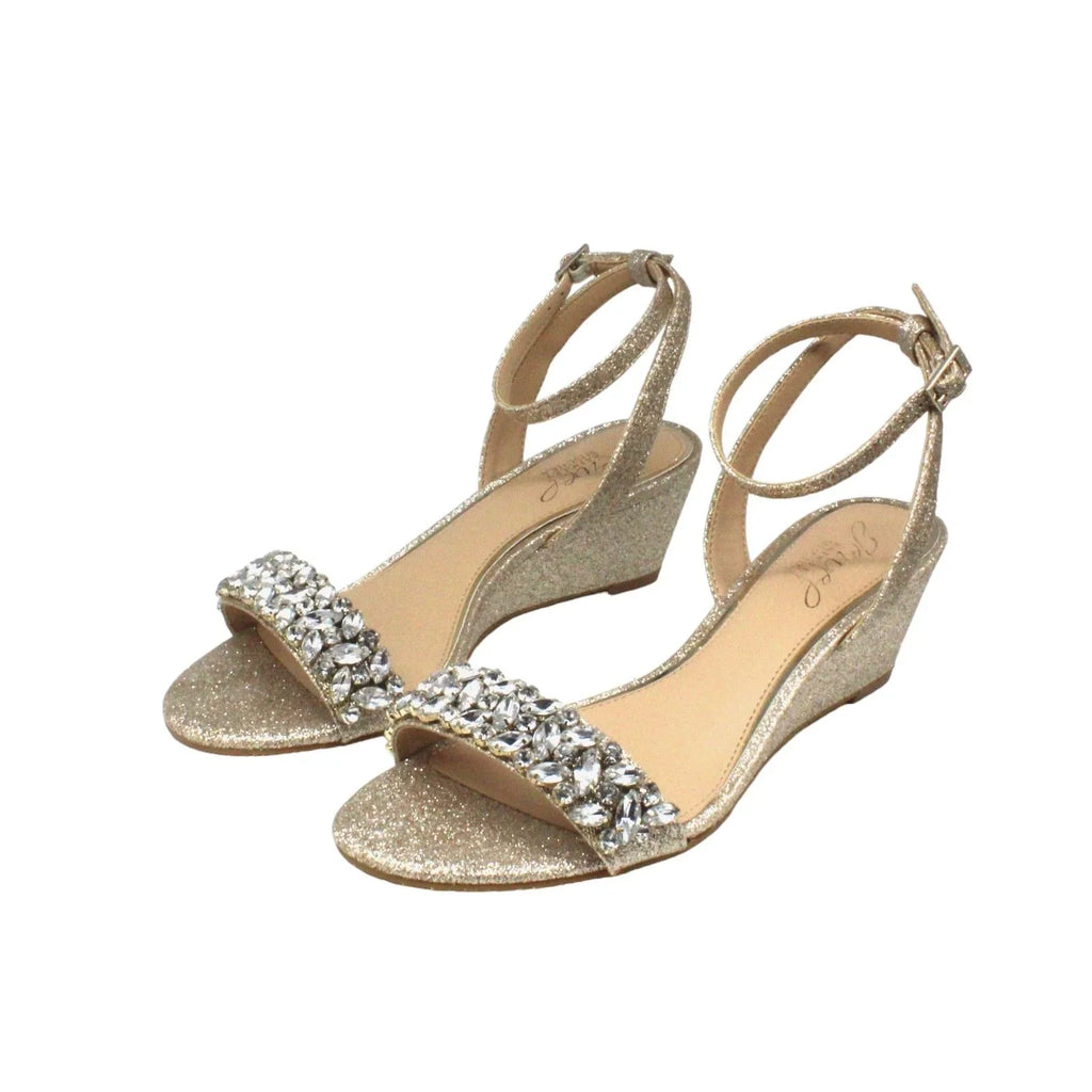 Jewel Badgley Mischka Bellevue Evening Wedge(Sizeize 6 USize)