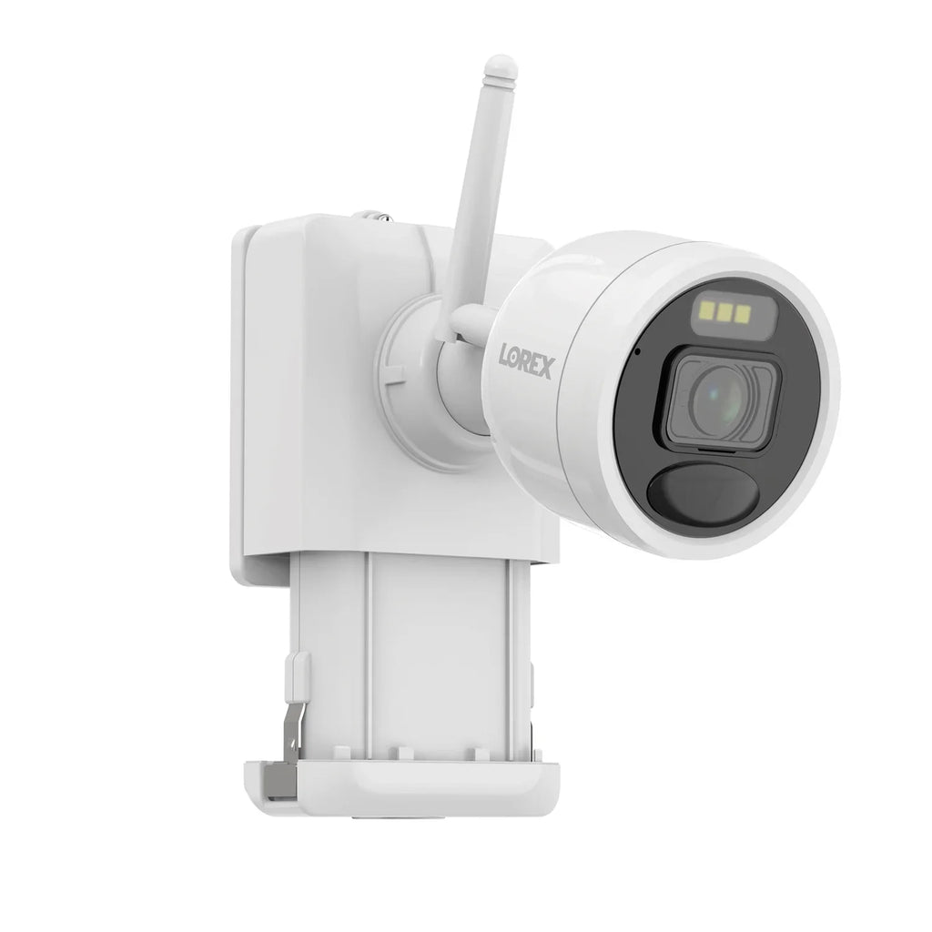 Lorex 2K 4.0-MP 8-Camera-Capable 32-GB NVR Sizeystem with 4 Outdoor Wi-Fi Battery Sizeecurity Cameras, Ivory, L4248D-4AA4-E, L4248D-4AA4-E