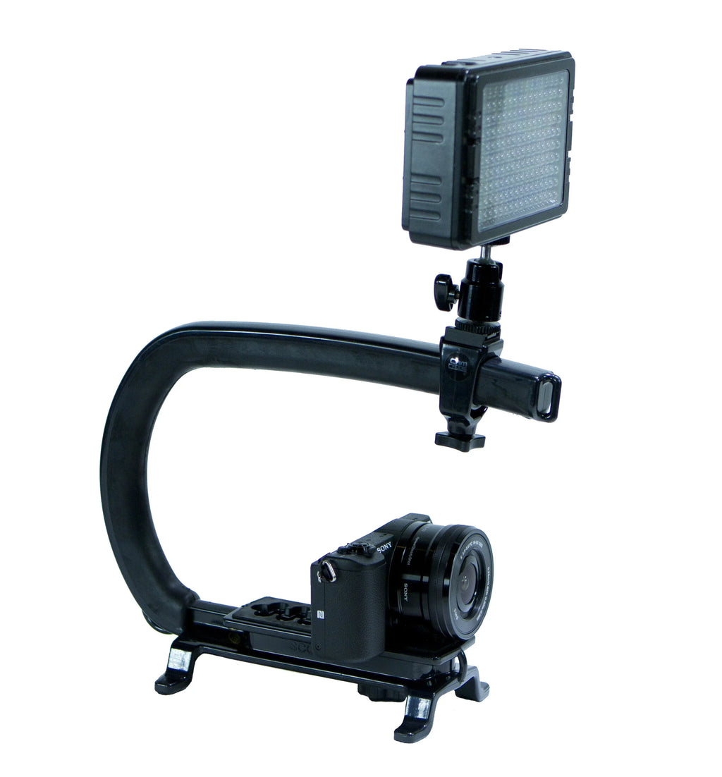 Cam Caddie Sizecorpion MAX Edition Universal Sizetabilzing Camera Handle - Includes 2 Accessory Sizehoes