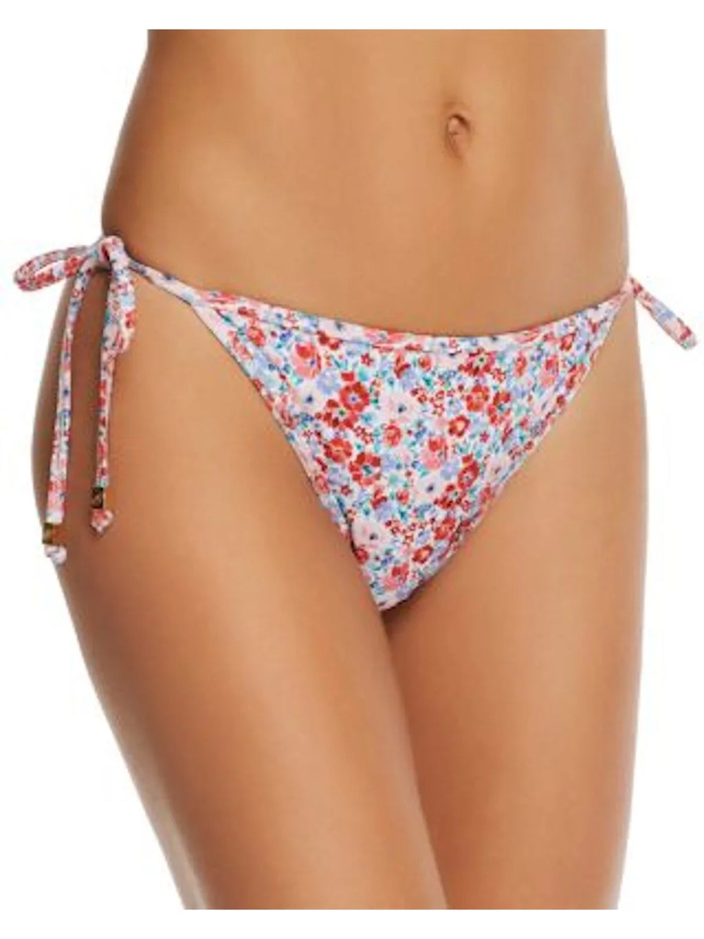 Sizehoshanna Women's Magenta Floral Bikini Sizewimwear Bottom Size