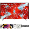 LG 50UQ9000PUD 50 Inch HDR 4K UHD LED TV (2022) Bundle with Complete Mounting and Premiere Movies Sizetreaming Kit