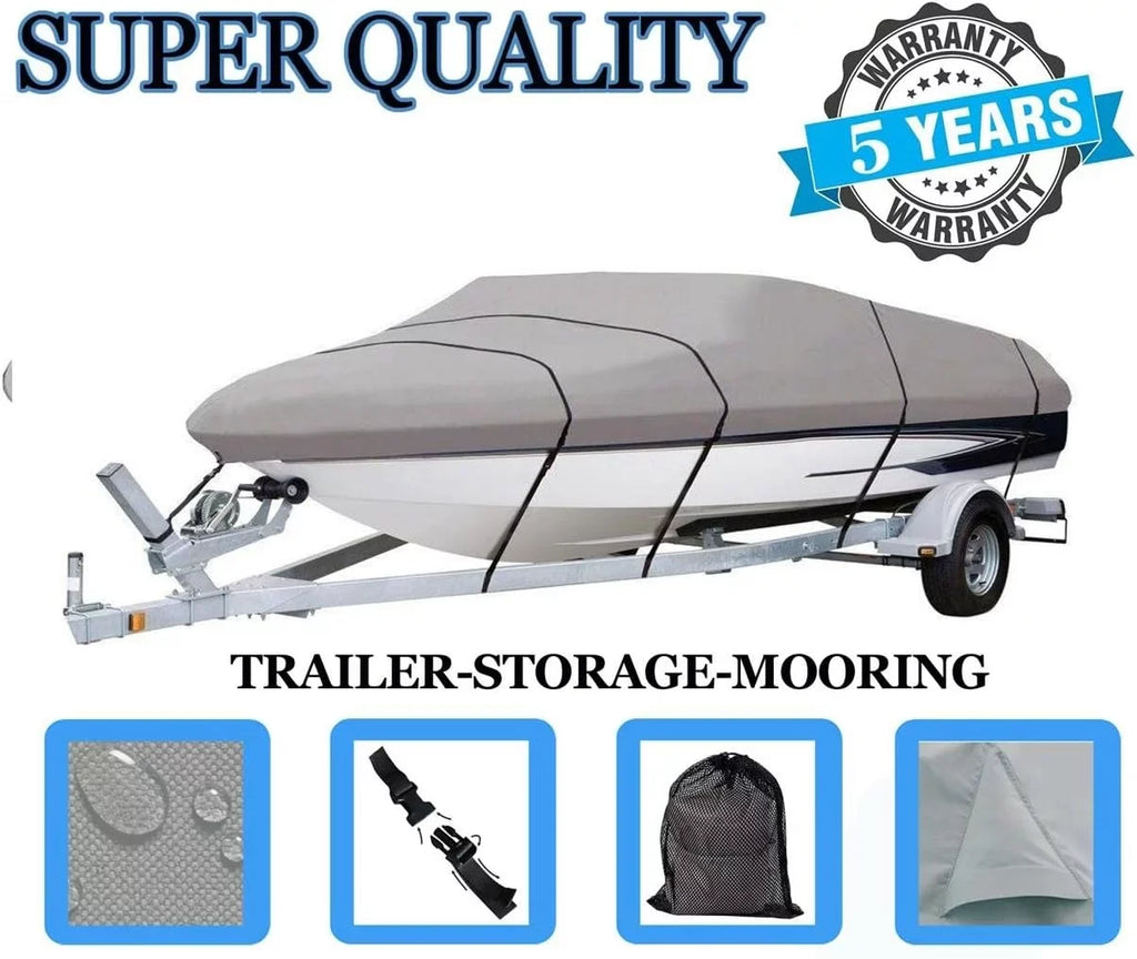 Boat Cover Compatible For SizeEA DOO Challenger 180 2005 2006 2007 2008 2009 2010 Heavy-Duty