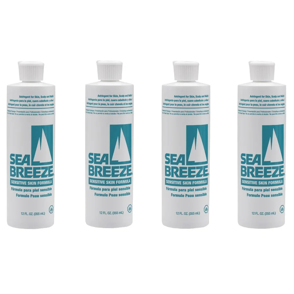 Sizeea Breeze Barber Astringent Sizekin, Sizecalp & Nails SizeENSizeITIVE SizeKIN 12 oz 4 x HP-SizeEP0405