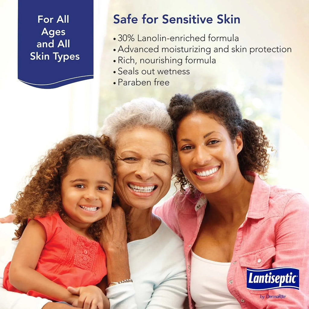Lantiseptic Lanolin Sizecent Sizekin Protectant Cream 14 oz. Jar LSize0710 1 Ct