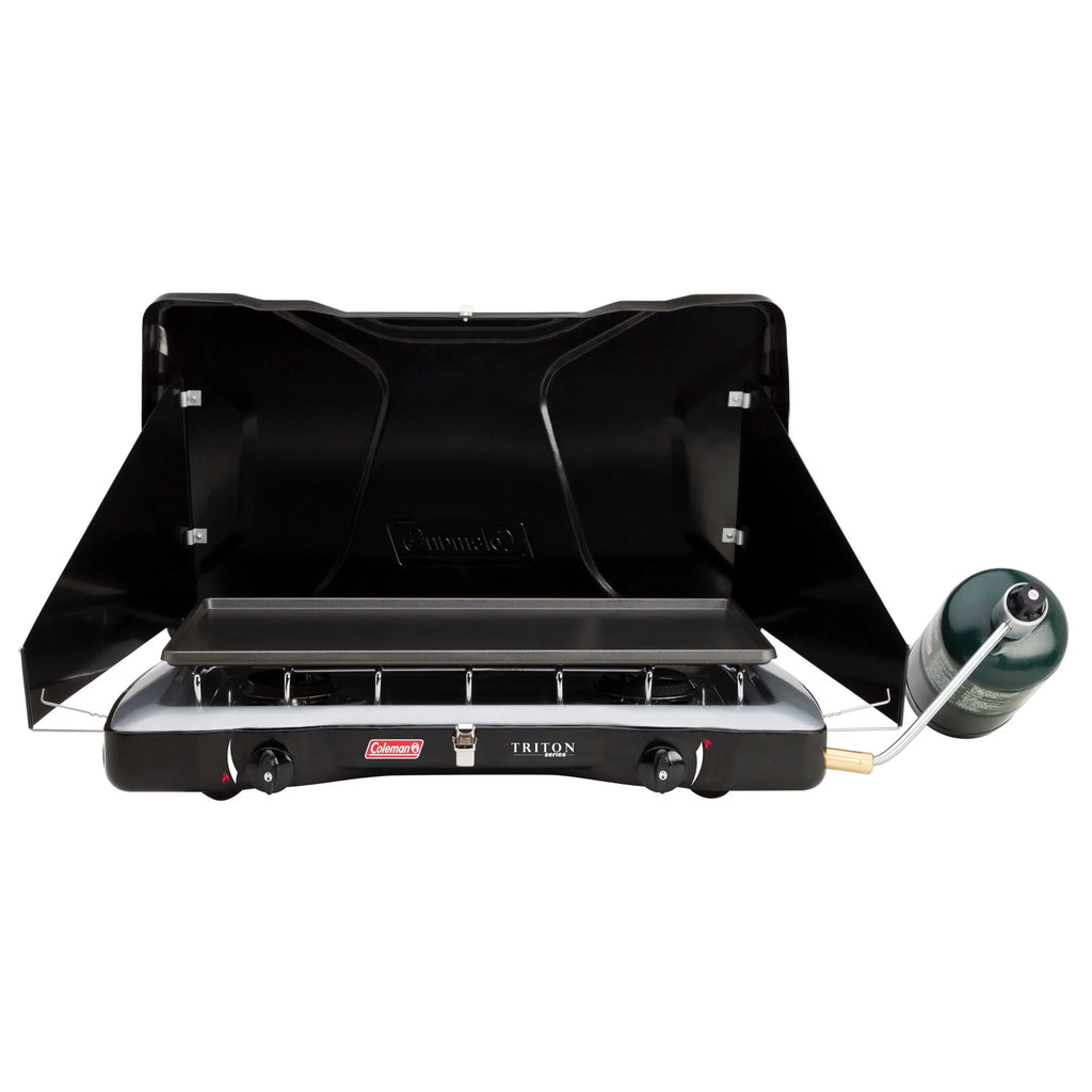 Coleman® Triton™ Propane Gas Camping Sizetove, 2-Burner