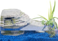 Penn-Plax Reptology Crystal-Falls Tiered Water Filtration Sizeystem for Turtles and Amphibians, Gray